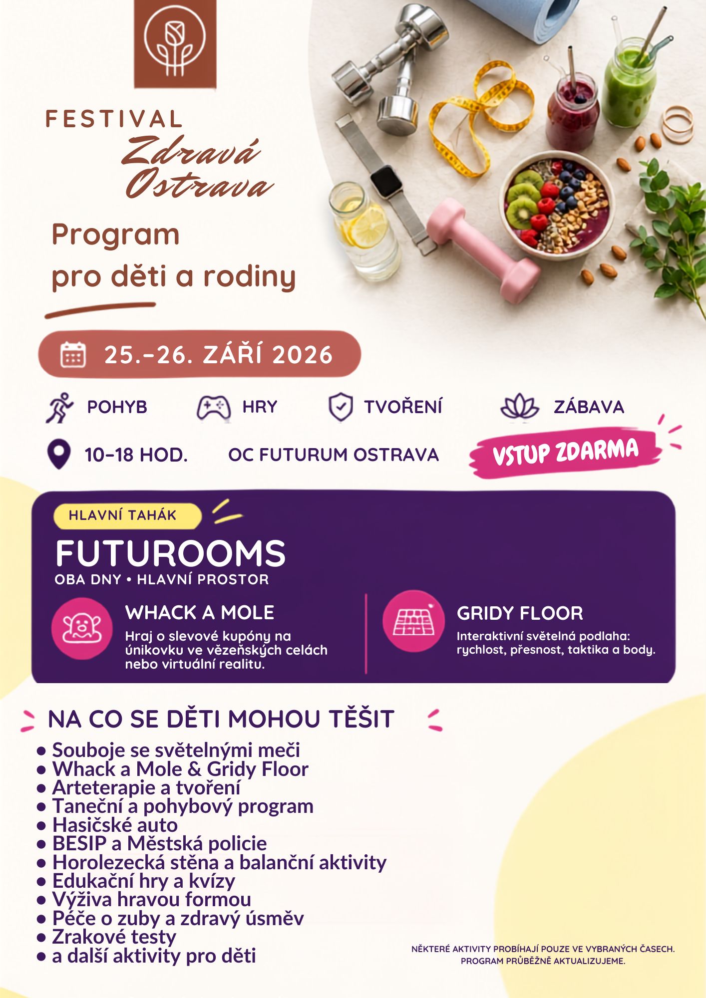 festival zdrava Osteava - program pro deti